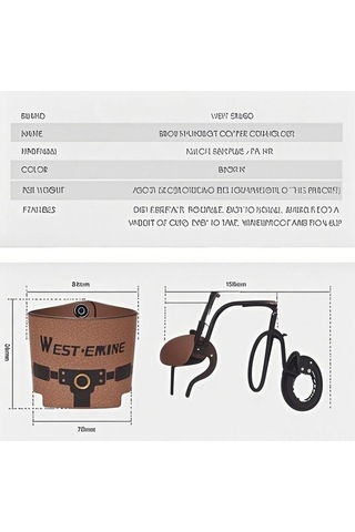 Fortunelane Bisiklet Bardak Tutucu - Her Türlü Bardak İçin Güvenli Ve Pratik Tasarım, Kahve Sevenciler İçin Kahve