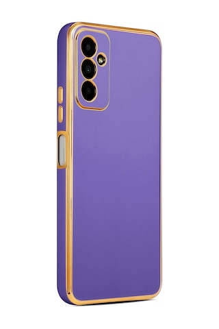 Zore Galaxy Uyumlu M13 Kılıf Bark Kapak - Derin Mor Derin Mor