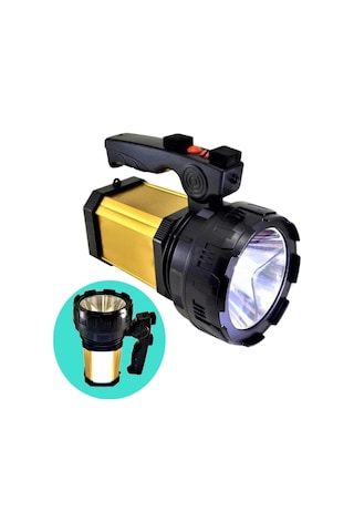 Yp-8100l Prejektör 25w Led Şarjlı El Feneri Sos Ve Uzun Menzil Powerbank Usb Çıkış + Yan Aydınlatma Nocolor-77ddc489