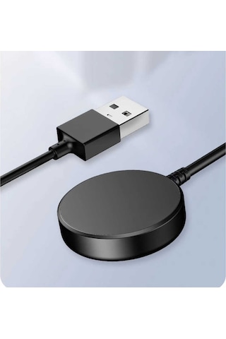 Siyah Galaxy Uyumlu Watch 4 40mm Usb Şarj Kablosu