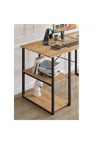 Çalışma Masası Raflı Ofis Laptop Bilgisayar Masası 5866