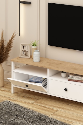 Remy Tv Ünitesi 180 Tv-u1 Sepet - Beyaz Sepet - Beyaz