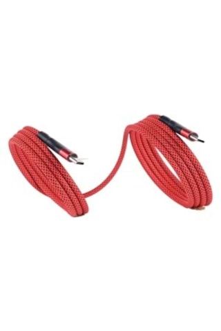 Bmuc-03 Kirmizi Manyetik Usb-a C Kablo 2 M, Süper Hızlı Şarj