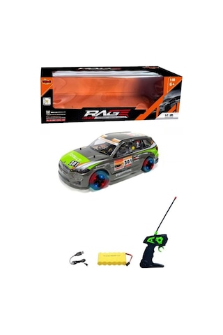 Toycraft Velocityx 1:10 Ölçekli Şarjlı Uzaktan Kumandalı Yarış Arabası 10 15 Km/h - Gri