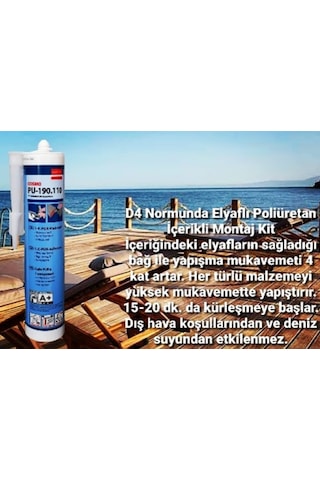 Cosmo PU 190.110 D4 Elyaf Takviyeli 310 ML