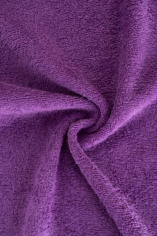 Spor Havlusu %100 Pamuklu Fermuarlı Cepli 30x100 Cm Mor