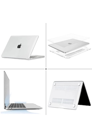 MacbBok Air Uyumlu M2 M3 13.6" A2681 A3113 Set Kılıf Kapak Klavye Ekran