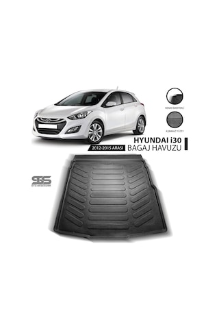 Hyundai İ30 Bagaj Havuzu 2012-2015 Arası Havuzlu Bagaj Paspası