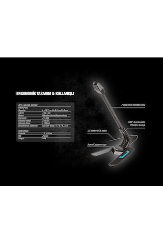 Snopy Rampage SN-RM7X Masa Üstü Mikrofon