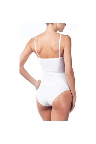 Mıss Fıt 1916 Dikişsiz Ince Askılı Korsajlı Body