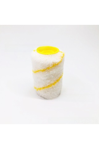 Reedark Sarý Tekli Kenar Düzenleme Rulo Fýrça - Tüm Açýlardan Eþit Boya Uygulama, İnce Tüylerle Duvar Renklendirme Aleti