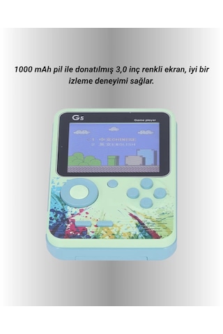 Northcity G5-ateri Mini Oyun Konsolu: 3 İnç Renkli Lcd İle Eğlence Ve Klasikler Arasında