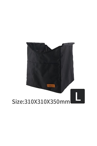 Dancemonkey Klaz Açık Katlanır Piknik Masa Asılı Depolama Çanta, Taşınabilir Görünmez Cep Siyah