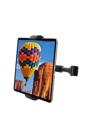 Sandwich Siyah Araba Baş Yastığı Telefon Tutucu 5.5-12.9 İnç Telefon/tablet/switch Uyumlu