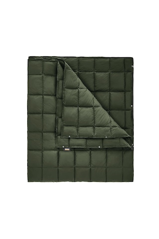 Haegs Kamp Battaniyesi - Dış Mekan Hafif Kompakt Seyahat Yorganı, Outdoor Kamp Malzemeleri, Kamp Yürüyüş Outdoor Şal, Battaniye 175-135 Cm Haki 36 Derece Üstü