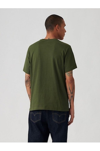 Levi's Lse Ss Relaxed Fit Tee Serif Logo Kombu Yeşil Erkek T-shirt A2082-0259-4736 Haki