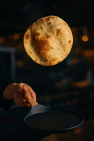 Siyah Granit Krep Tavası 24 Cm Yanmaz Yapışmaz Yüzeyli, Ergonomik Saplı Döküm Krep Tava Gri