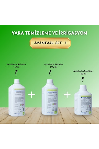 Actolind W Solution Yara Solüsyonu 1 L + 500 ML + 350 ML