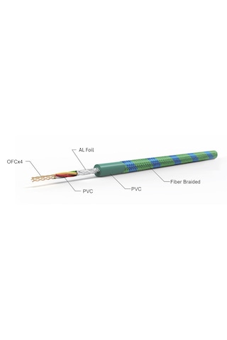 For-x X-1122g-5 Metre Kaliteli Profesyonel-bakır Rca Anfi Kablosu