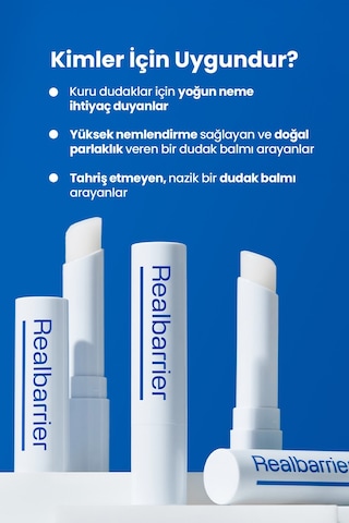 Hassas Cilt Bariyerine Bakım Yapan Nemlendirici Dudak Balmı Realbarrıer Extreme Moisture Lip Balm
