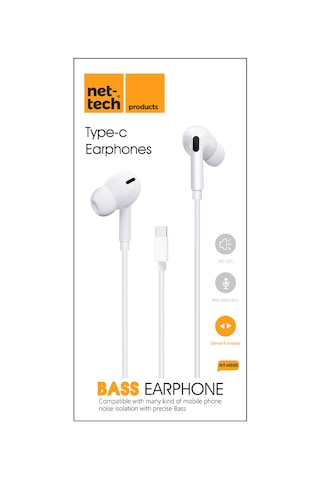 Nettech NT-HS05 Type-C Kulak İçi Kulaklık