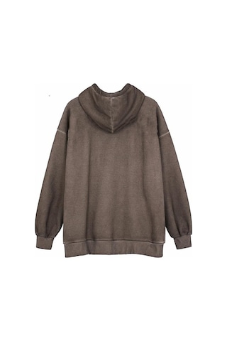 Novahub Kadın Vintage Melek Baskı Kapüşonlu Zip Up Uzun Kollu Cep Kazak Kırmızı Sonbahar/kış Kırmızı