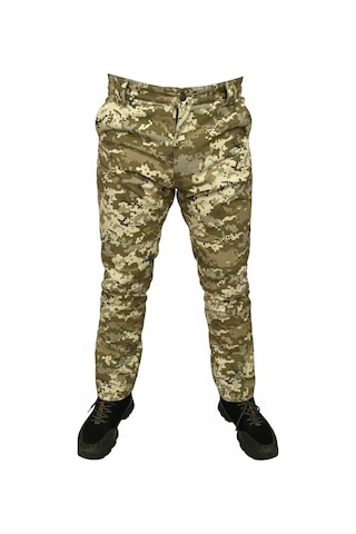 Mysia Outdoor Pixel Kamuflaj Soft Shell Pantolon İçi Polarlı Çok Renkli