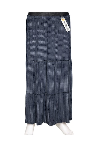 Hesna Kadın Nursel Lastikli 3 Kat Astarsız Lacivert Penye Etek D39 Lacivert