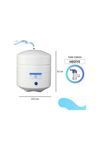 Evora Metal Tank 2.2 Galon Su Arıtma Tankı 8 L