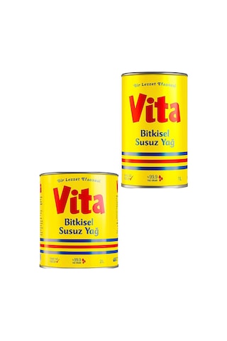 VITA BITKISEL SUSUZ MARGARIN 2 L + 1 L