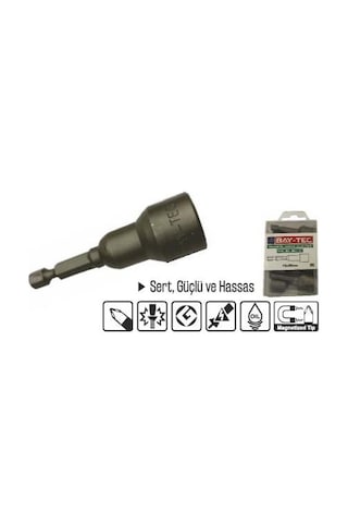 Bay-Tec MU2170 Manyetik Somun Adaptörü 8x45Mm 12 Parça