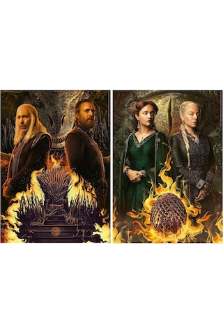 Educa 2x500 Parça Game Of Thrones Ejderha Evi Puzzle - 19573