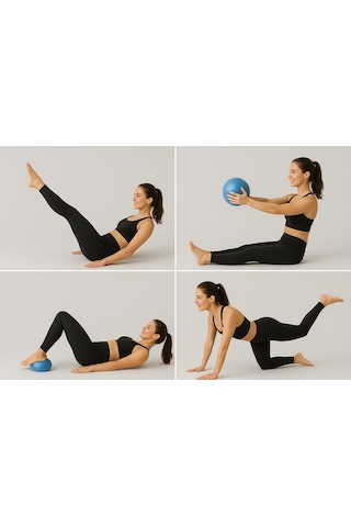Pilates Topu Egzersiz Topu 25 Cm Küçük Boy Pilates Denge Topu