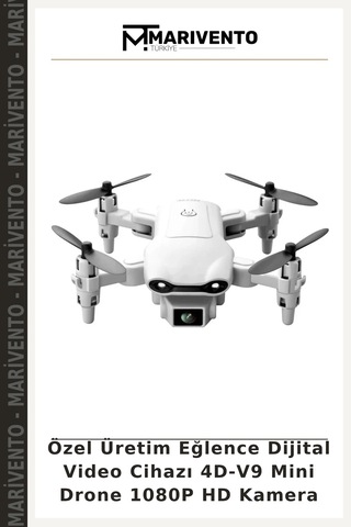 Özel Üretim Eğlence Dijital Video Cihazı 4d-v9 Mini Drone 1080p Hd Kamera