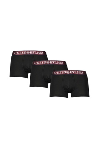 Guess Erkek 3'lü Boxer U5bg63.syh Siyah