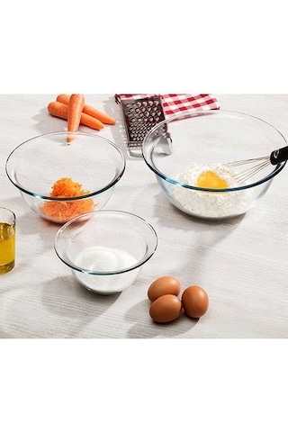 Paşabahçe 3 Parça Arda Türkmen Hazırlık Seti Karıştırma Kabı