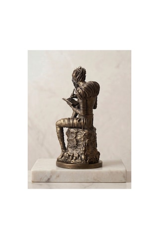 Death Note Ryuk Shinigami Eskitme Bronz Görünümlü Figür - Dekoratif Anime Heykel Biblo