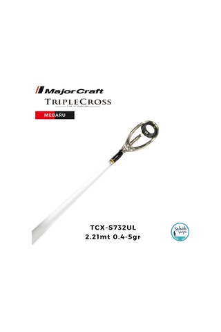 Major Craft Triple Cross Tcx-s732ul Mebaru Solid 2.21mt 0.4-5gr 2p Lrf Kamış
