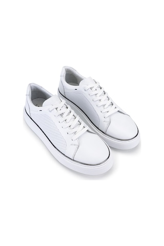 Tamer Tanca Erkek Hakiki Deri Beyaz Sneakers & Spor Ayakkabı 1214 111 Erk Ayk Y26 Beyaz Dr