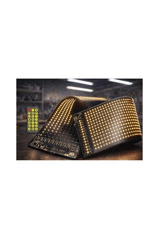 Ct 4568 Esnek Yapışkanlı Led Panel 96x16 Rgb Günışığı