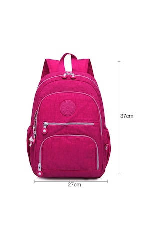 Sones Sırt Çantaları Okul Sırt Çantası Genç Kızlar İçin Kadın Dizüstü Bilgisayar Çantası Seyahat Çantası, Boyut: 27x13x37cm T1368 Şarap Kırmızısı Diğer