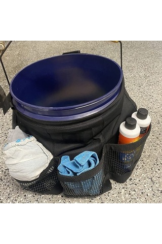 Pazly Çok Amaçlı Balık Kovası Organizatörü - Dayanıklı Polyester, Ayarlanabilir Kayışlar, Hava Geçirgen Cepler