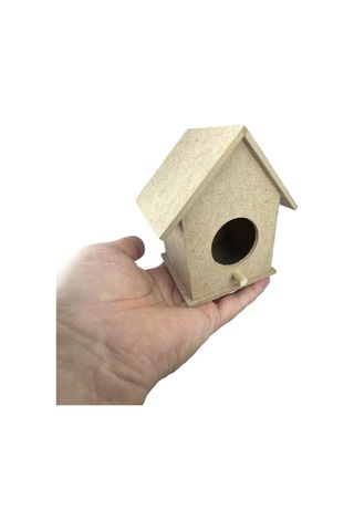 Çantayurdu Küçük Boy Beşli Boyanabilir Ahşap Kuş Evi 13x10 Cm