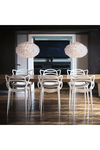 Masters Sandalye 4 Lü Set Ikonlara Saygı Duruşu, 2013 Red Dot Design Award Siyah