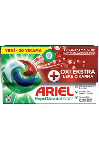 Pods Kapsül Çamaşır Deterjanı Oxi 20'li