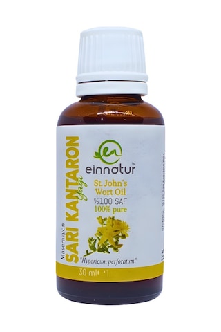 Einnatur Sarı Kantaron Yağı %100 Saf Zeytinyağında Maserasyon St John's Wort Oil 30 ML