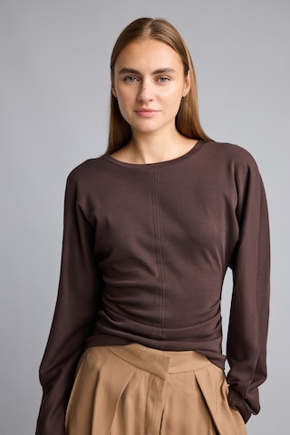 Defacto Dikiş Detaylı Slim Fit Bisiklet Yaka Uzun Kollu Basic Tişört I8183ax26aubn267 Kahve-bn267