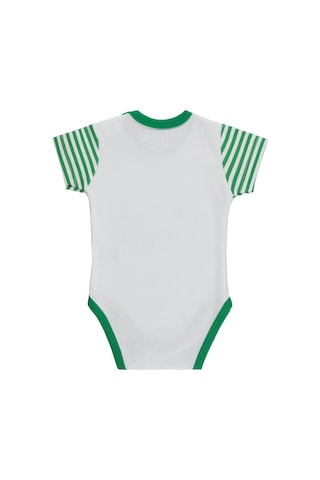 Nova Baby Karpuz Kokulu Kısa Kol 1-9 Ay Çıtçıtlı Badi - Ekru
