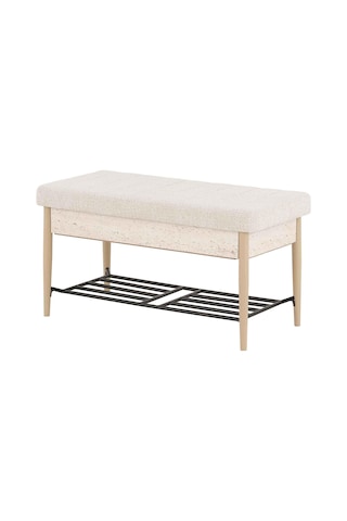 Como Sandıklı Bench 100 Cm Bej