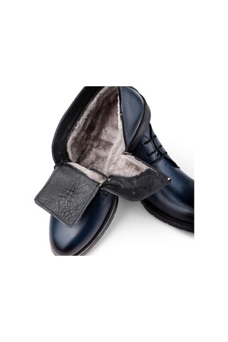 Jaka Hakiki Deri Kauçuk Taban Uzun Erkek Bot, Boğazlı Bot, Postal